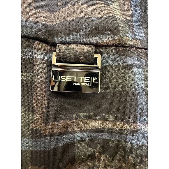 Lisette L Montreal Gray Square Career Pull On Pants Straight 26” Inseam Size 4 - Picture 3 of 7